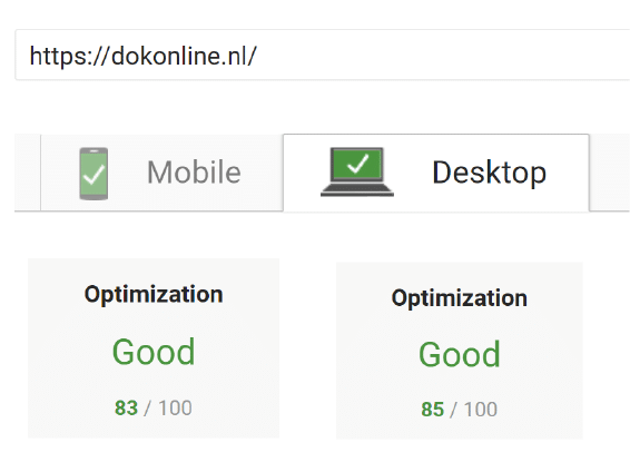 PageSpeed insights van Google