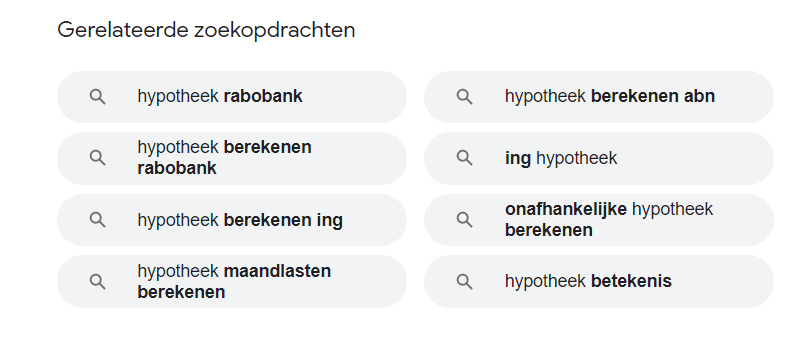 google zoekwoorden vinden