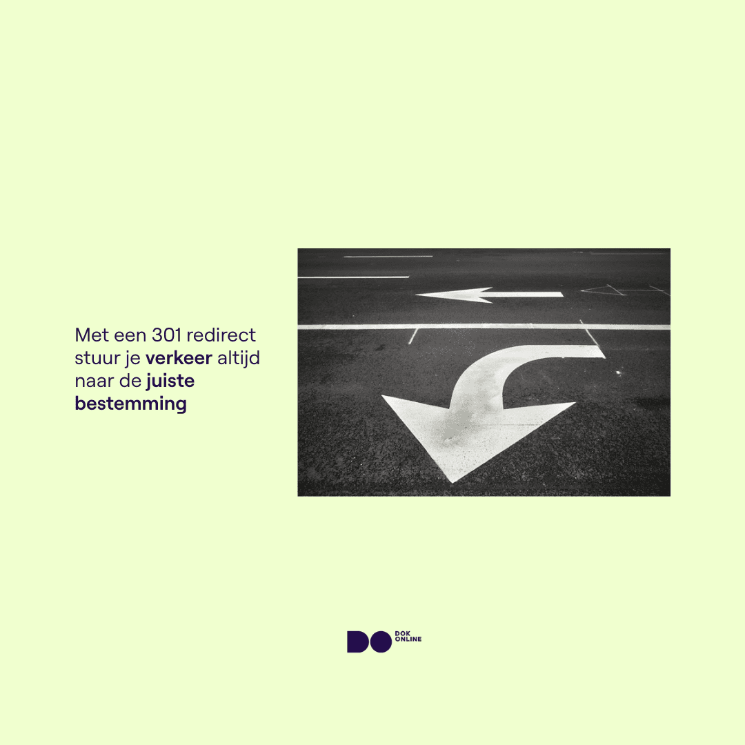301 redirect plaatsen
